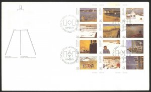 Canada Sc# 1027a FDC Pane 1984 06.29 Canada Day Paintings