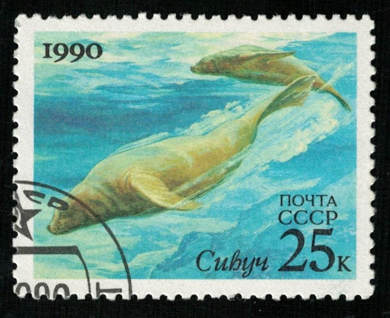 Sea animal, 25 kop (T-6858)