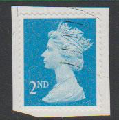 GB QE II Machin SG U2963 - 2nd brt blue -  M12L - Source  T 