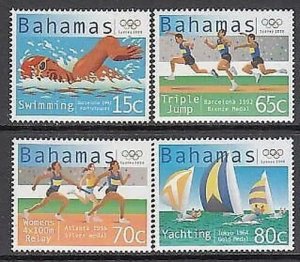 Bahamas 2000 MNH Stamps Scott 985-988 Sport Olympic Games Sailing