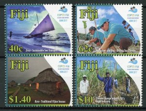 Fiji Nature Stamps 2018 MNH COP23 UN Climate Change Conference Bonn 4v Set