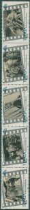 Tonga 1985 SG910a Mutiny on the Bounty film strip of 5 MNH