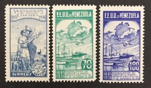 Venezuela 1937 #320,c64-5, Port of La Guaira, MNH, CV $120.