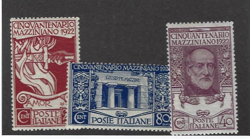 Italy SC#140-142 Mint Fine SCV$44.00.....Great Opportunity!!