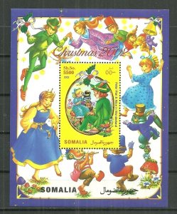 2002 Somalia Christmas Peter Pan and Snow White S/S MNH
