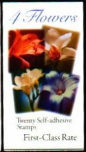 US Stamp #BK281 MNH Four Flowers Non-Denom. Complete Booklet