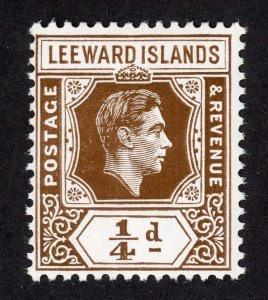 Leeward Islands 103 MNH 1938 1/2p brown