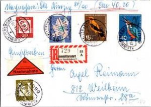 Germany Post-1950, Registered, Birds