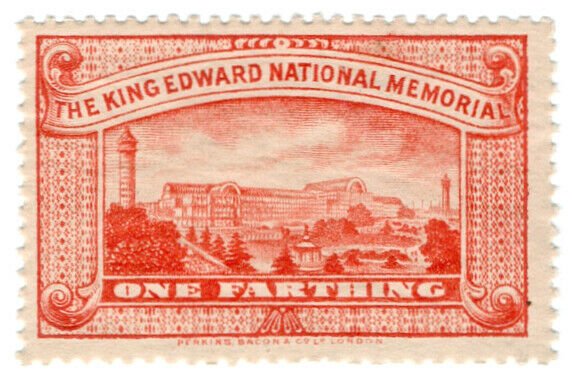 (I.B) Cinderella Collection : King Edward National Memorial Fund ¼d