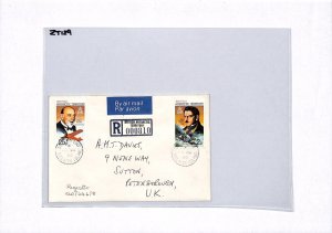 BRITISH ANTARCTIC TERRITORY Cover 1980 *ROTHERA POINT* SURVEY Cachet POLAR ZT129