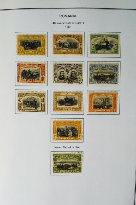 Romania Magnificent 1800s to 1980s Stamp Collection Several Thousand Issues