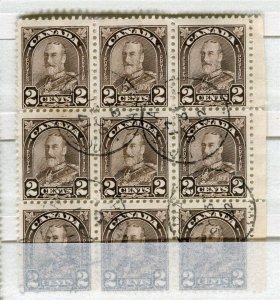 CANADA; 1930 early GV Portrait issue fine used 1c. BLOCK