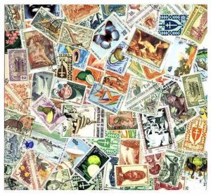 Cameroun Stamp Collection - 100 Different Stamps