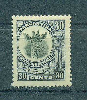 Tanganyika sc# 18 mh cat value $5.75