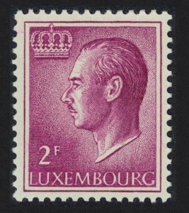 Luxembourg Grand Duke Jean 2f. red Phosphor paper 1974 MNH SG#761 MI#727ya