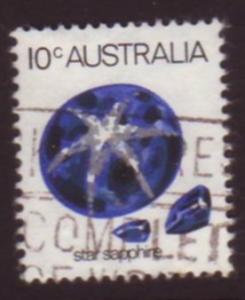 Australia 1974 Sc#562, SG#552a,10c Star Sapphire USED.