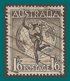 Australia 1949 Hermes, used  C6,SG223a