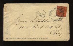 20L23 BOYD'S CITY DISPATCH Used Stamp on Nice Cover (LV 1361)