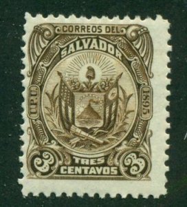 El Salvador 1895 #119 MH SCV (2024) = $10.00