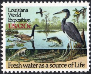 SC#2086 20¢ Louisiana World Expo Single (1984) MNH