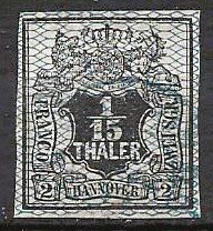 Hanover SC# 13 Super Light Cancel and Solid Stamp.....Cat Val $72.50