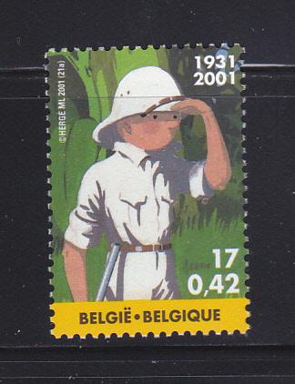 Belgium 1875 Set MNH Tintin In Africa