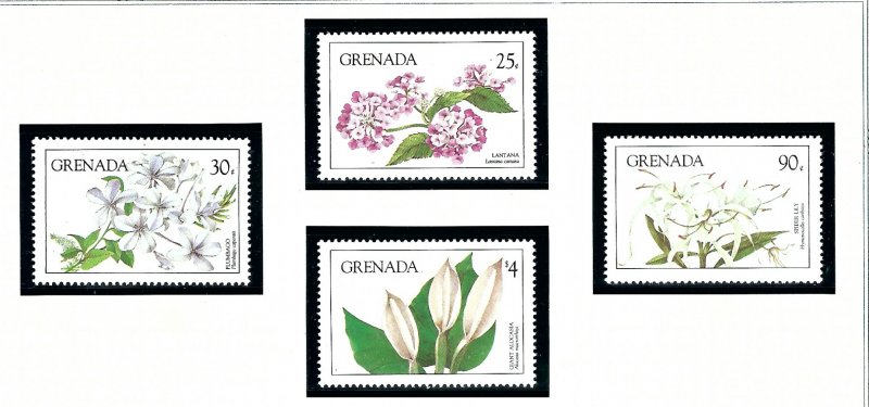 Grenada 1206-09 MNH 1984 Local Flowers     (KA)