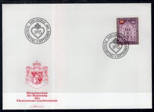 Luxembourg O75 U/A FDC