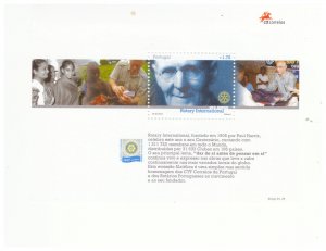 PORTUGAL SC.2712 2005 ROTARY INTERNATIONAL S/S MNH BK2