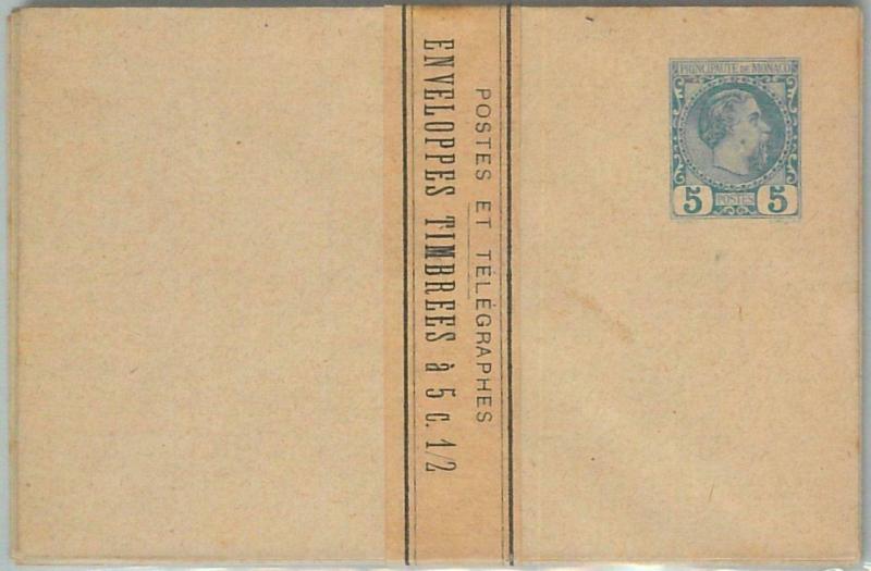 77559 - MONACO - Postal History - POSTAL STATIONERY CARD #1 pack of 10 with BAND