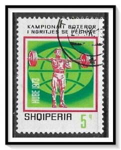Albania #1536 Weight Lifting Championships CTO