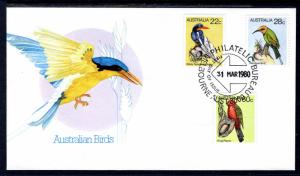 Australia 733-734,737 Birds U/A FDC