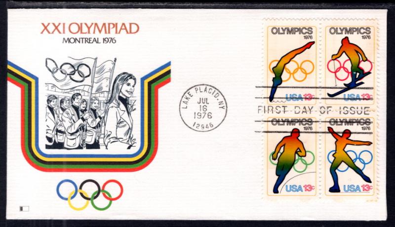 US 1698a Summer Olympics Fleetwood U/A FDC