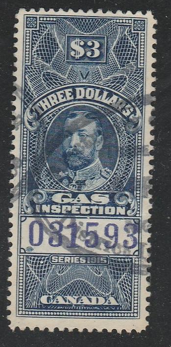 Canada   FG31   Van Dam   (O)    1915  Inspection  gas