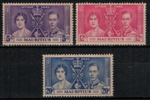 Mauritius #208-19*  CV $1.75