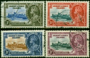 Gilbert & Ellice Islands 1935 Jubilee Set of 4 SG136-39 Fine Used