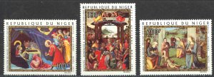 Niger Sc# C170-C172 MNH 1971 Christmas