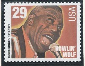 US #2861, Howlin' Wolf, M-NH*-