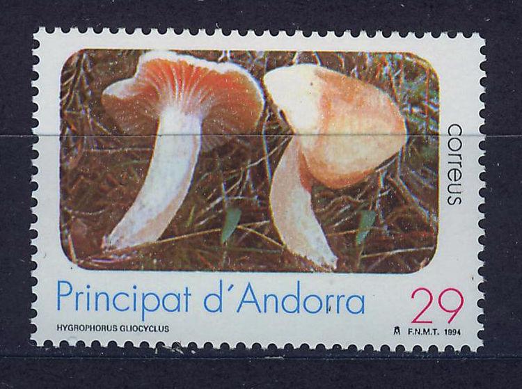 ANDORRA SPANISH 1994 MNH SC.230 Mushrooms