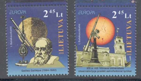 Lithuania Sc 892-3 2009 Europa stamp set mint NH