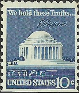 # 1510v MINT NEVER HINGED DULL GUM JEFFERSON MEMORIAL