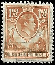 NORTHERN RHODESIA   #30 USED (1)