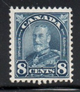 Canada  Sc 171 19308 c dark blue George V arch issue stamp mint