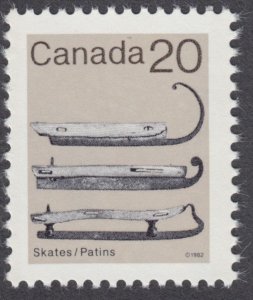 Canada - #922 Artifacts - Ice Skates - MNH