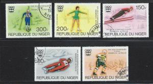 NIGER SC# 347-9, C266-7 VF U 1976