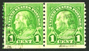 U.S. #597 USED PAIR