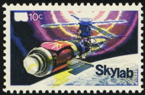 1529, Mint NH 10¢ Skylab Large Color Shift Freak Error * Stuart Katz