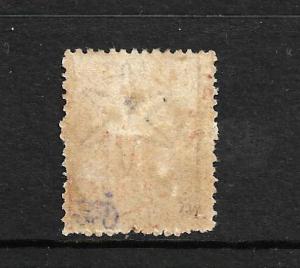 NEW ZEALAND 1873  1d  BROWN   FFQ  MLH  P12 1/2  CP A1Q5   SG 132 CHALON