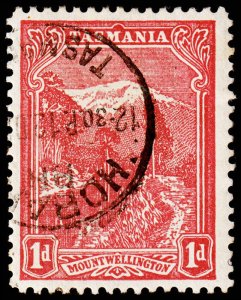 Tasmania Scott 103 (1905) Used F M