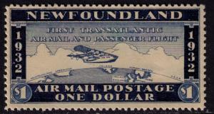 Newfoundland  # Wayzata $ 1 VF LH  airmail Cat $ 50